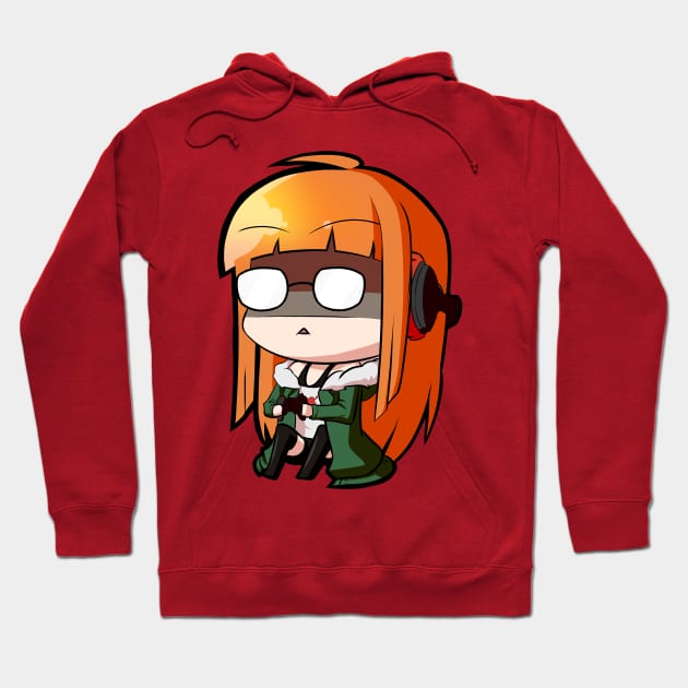 Chibi Futaba Sakura - Persona 5 Hoodie by MangaXai